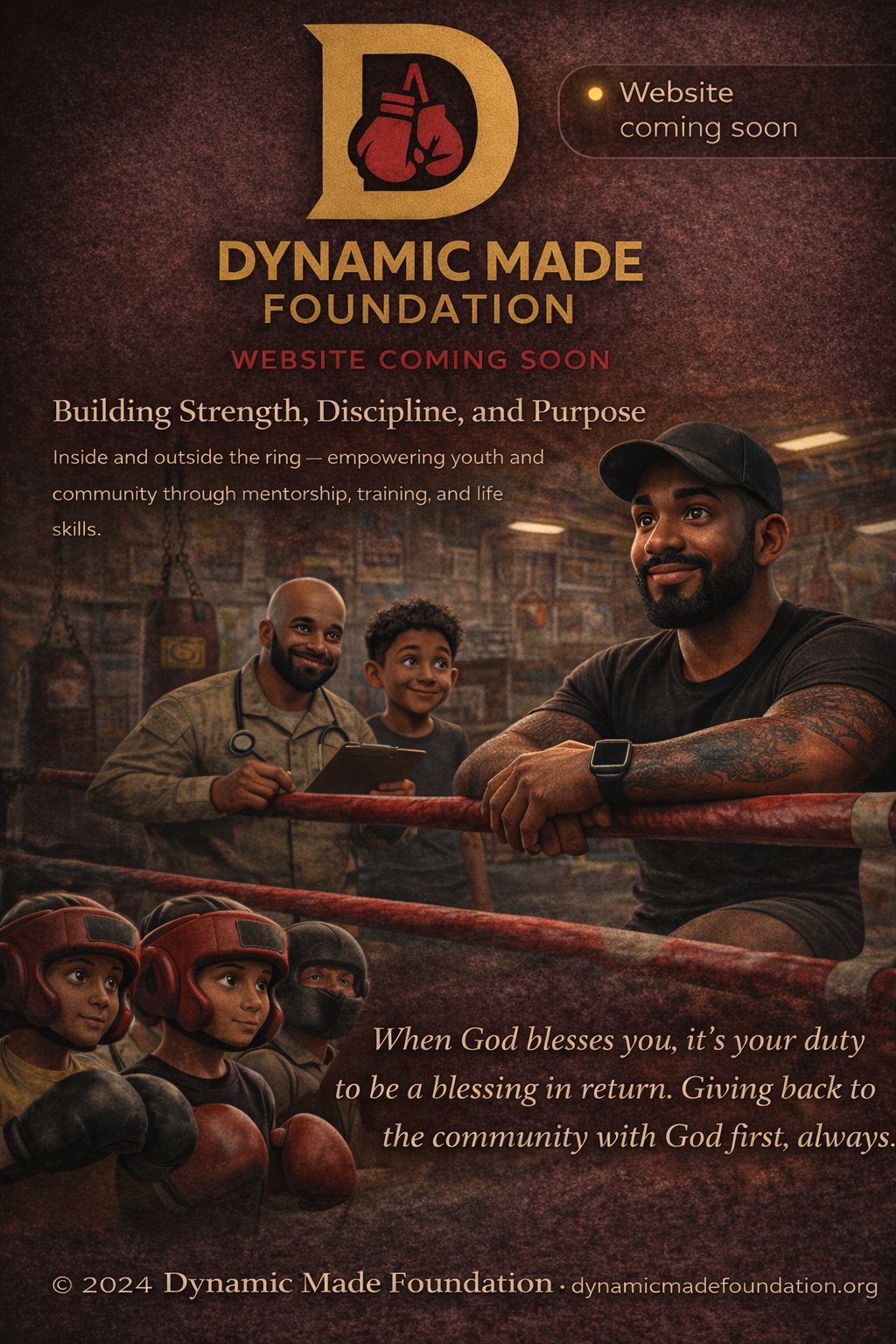 Dynamic Made Foundation — Coming Soon (Mobile)